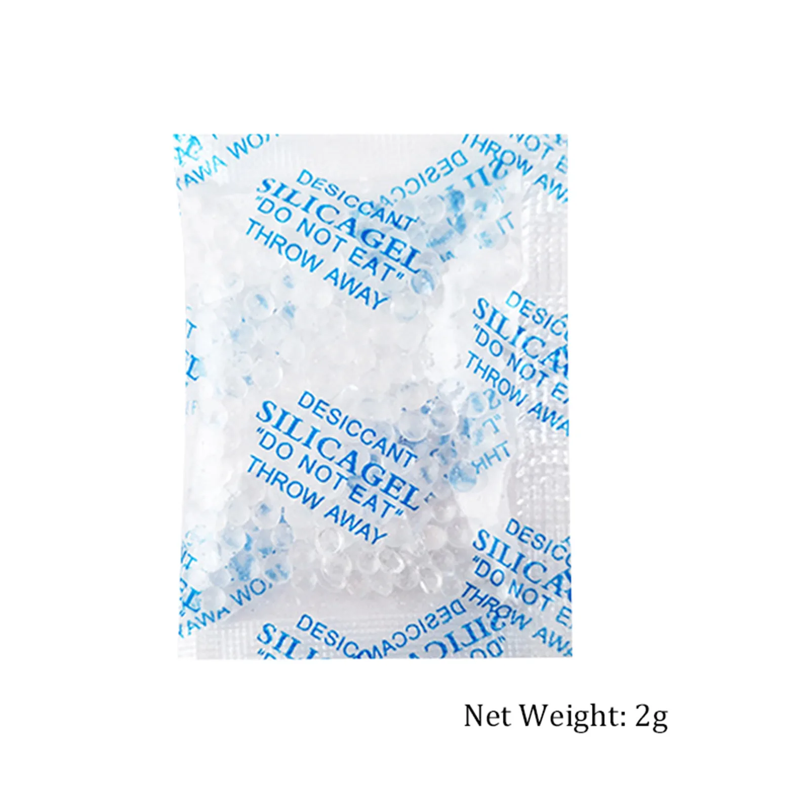 100pcs 2g Moisture Absorbers, Premium Transparent Desiccant For Storage, Silica Gel Desiccant Packets Food Safe For Moisture