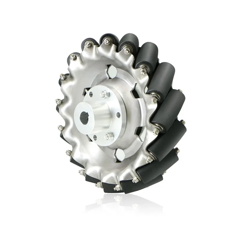4pcs 120KG Big Load 152mm 6 inches Mecanum Wheel with 4pcs 8mm D Couplings for Robomaster Robot Omnidirectional Wheel