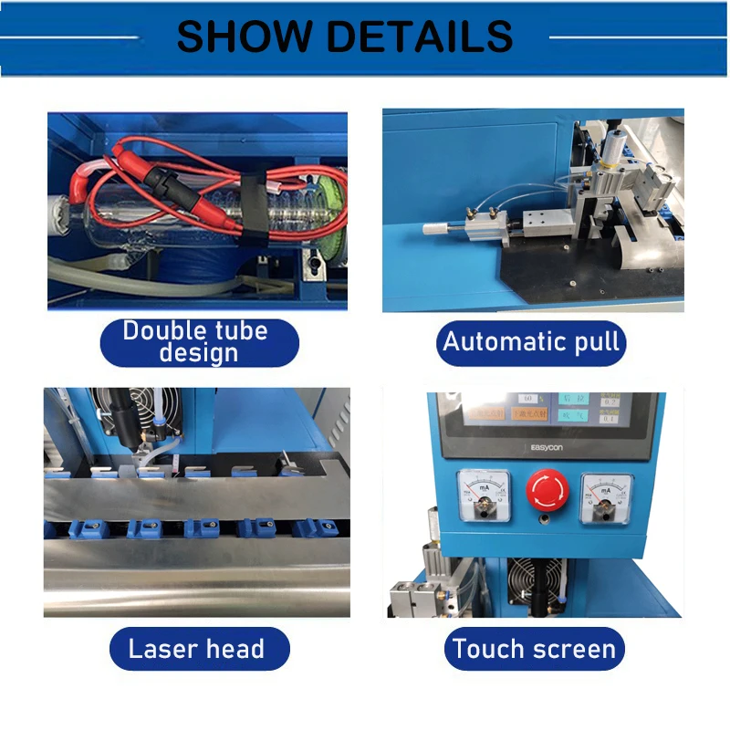 S6a3c0d69e92b4d6fb1570674c4ba1034v Automatic Aluminium Foil Laser Cutting Machine Stripping Machine USB Data Cable HDMI Shielding Wire Coaxial Stripping Machine Mallzona