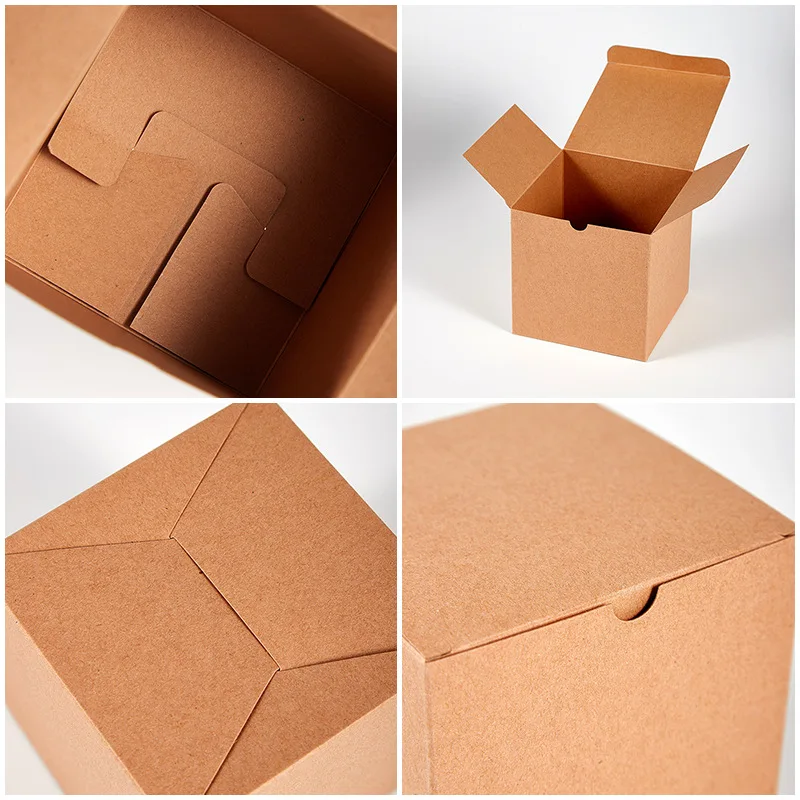 High Quality Orange Small Gift Box Empty Paper Boxes Recyclable