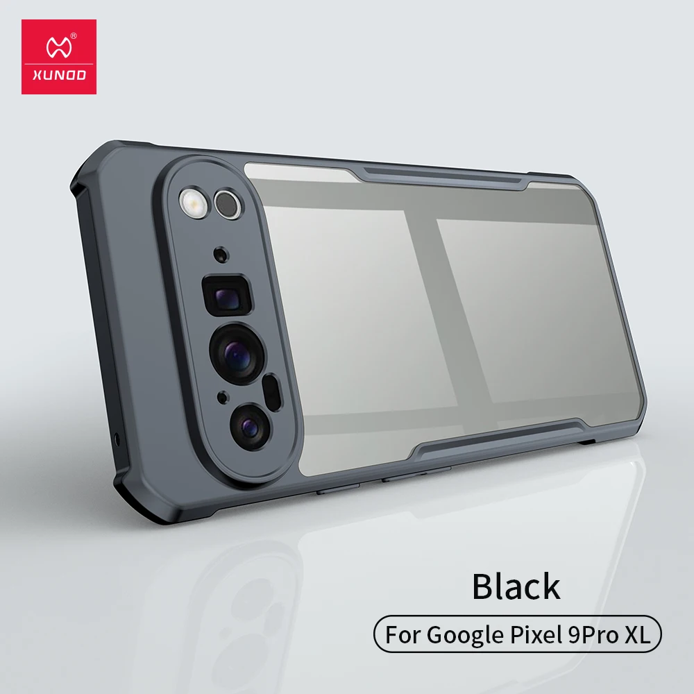 ILING Coque Pour Google Pixel 9, Texture Métal Mate Antichoc