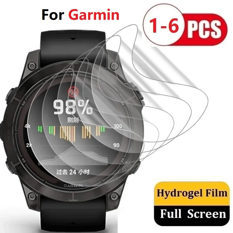 Premium Hydrogel Screen Protector for Garmin Fenix Series - Ultra-Thin Protective Film