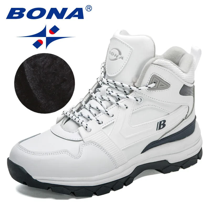 Snow Boots Hiking Shoes Men Outdoor Anti-Slip High Top