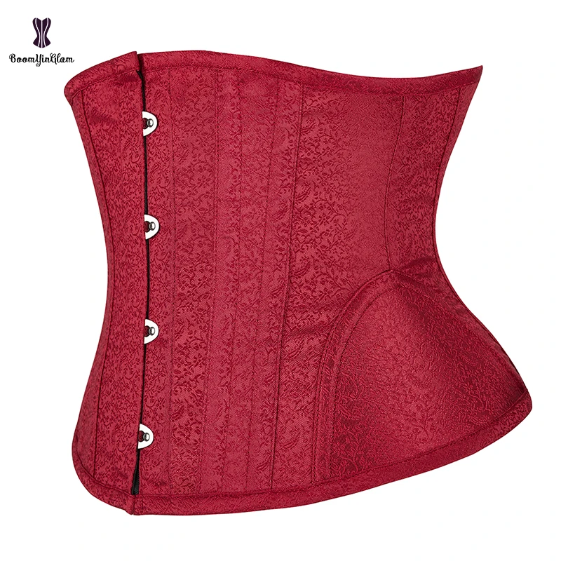 

4 Brooches Firmly Tummy Control Gothic Corselet Binder Shapers Plus Size XXS-6XL 14 Steel Bone Waist Trainer Corset For Women