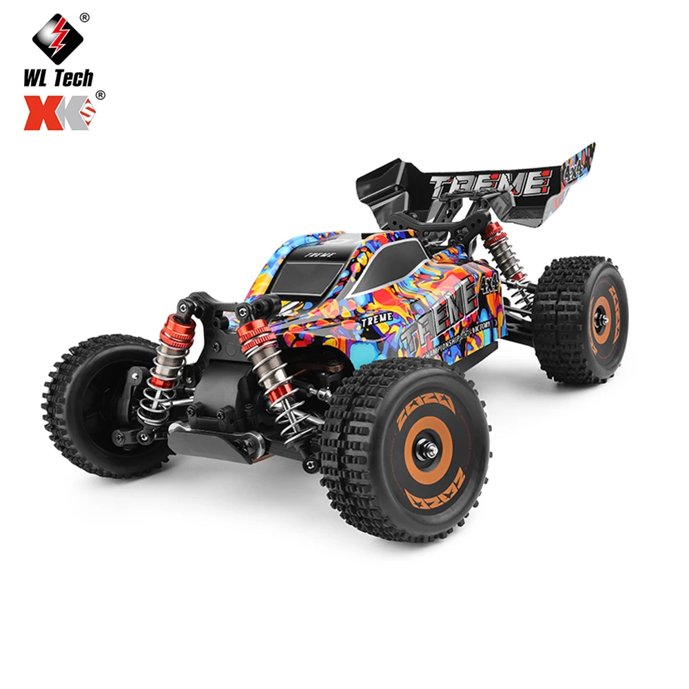 WLtoys 184016 RC Car 75KM/H 2.4G Brushless Electric High Speed Vehicle 184011 4WD Off-Road Remote Control Racing Brush Car 1/18 5