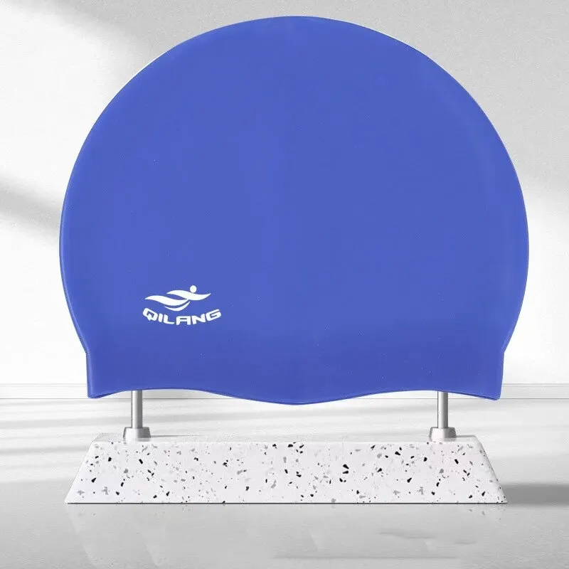 Waterproof Ear Protector With No Wut Head Silicone High Quality Swimming Cap for Children and Adults