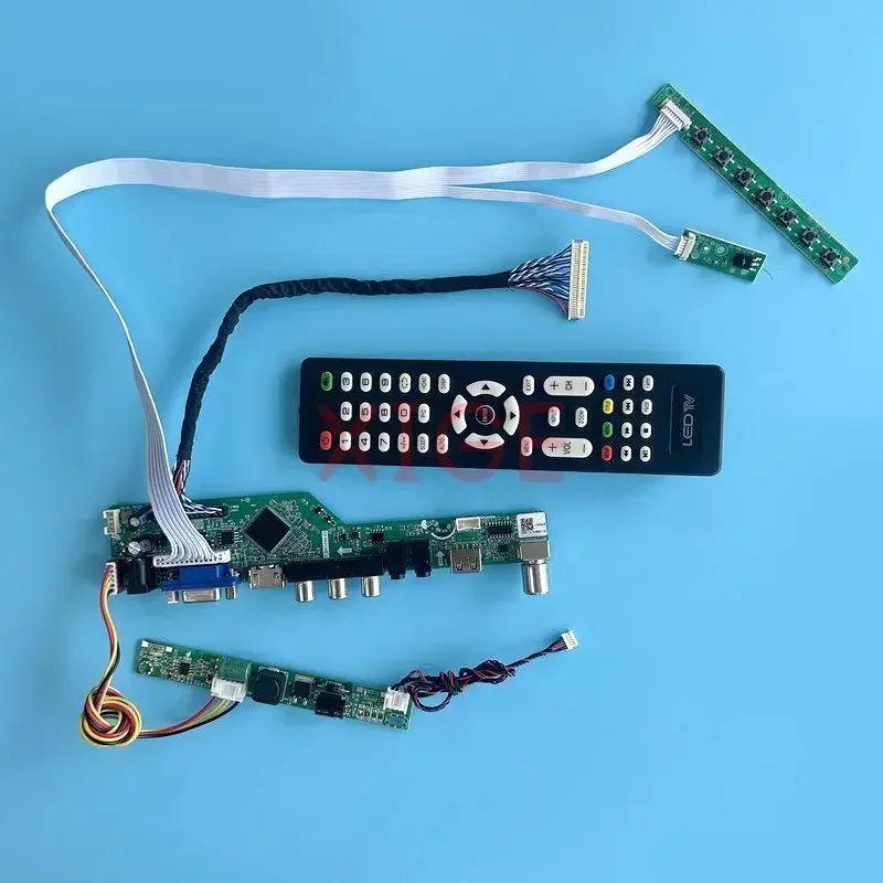 

Плата драйвера подходит для M215HAN01 M215HTN01 M215HW03 ТВ аналоговый сигнал 30-контактный LVDS USB + AV + HDMI + ЖК дисплей VGA Kit DIY 21,5 "1920*1080