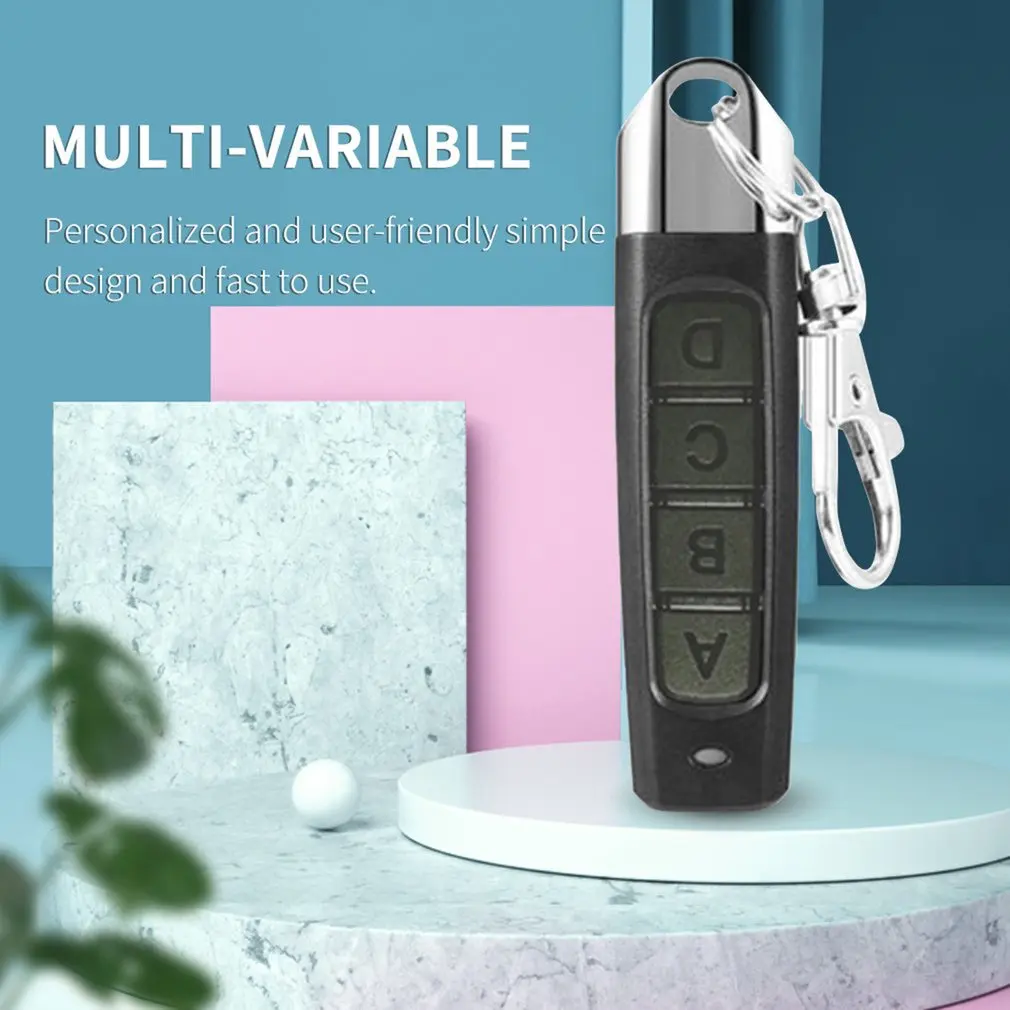 

433MHZ Clone Fixed Learning Code Cloning Remotes Control Duplicator Clone 4 Buttons Garage Command Opener for Garage Door
