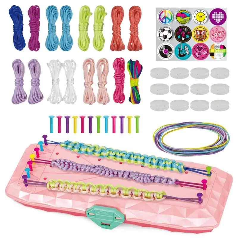 Friendship Bracelet Making Kit Fancy Bracelets Maker Crafts Toys Jewelry  Making Kit Birthday Gift Ideas Arts And Crafts String - AliExpress