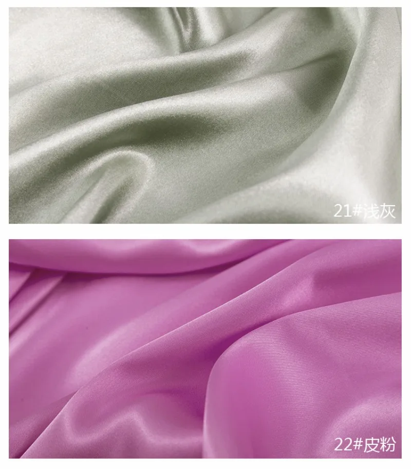 0,5m/1m/2m Satin-Futterstoff für Kleidung und Futter, Weiches und Glänzendes Seidenähnliches Material, für Bekleidung, DIY-Handwerk und Geschenkverpackung – Detail 19