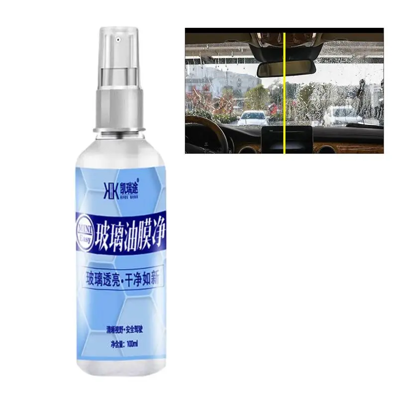 

Glass Oil Film Remover Glass Cleaner Windshield Glass Cleaner Window Glass Cleaner Agent Gentle Deep Cleaning Waterproof