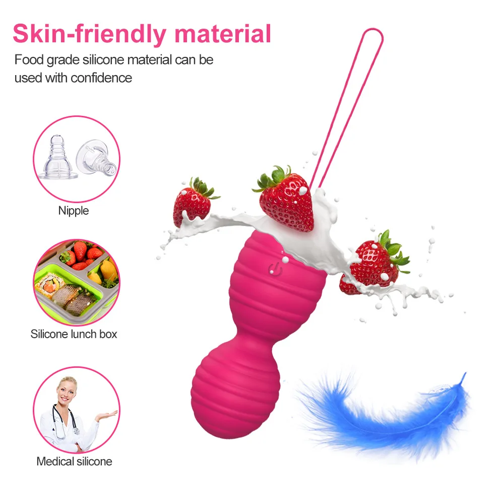 Kegel Balls APP Remote Control 12 Frequency Vaginal Tight Exercise Muscle Shrink Sex Toys for Women Vaginal Geisha Shrink Ball