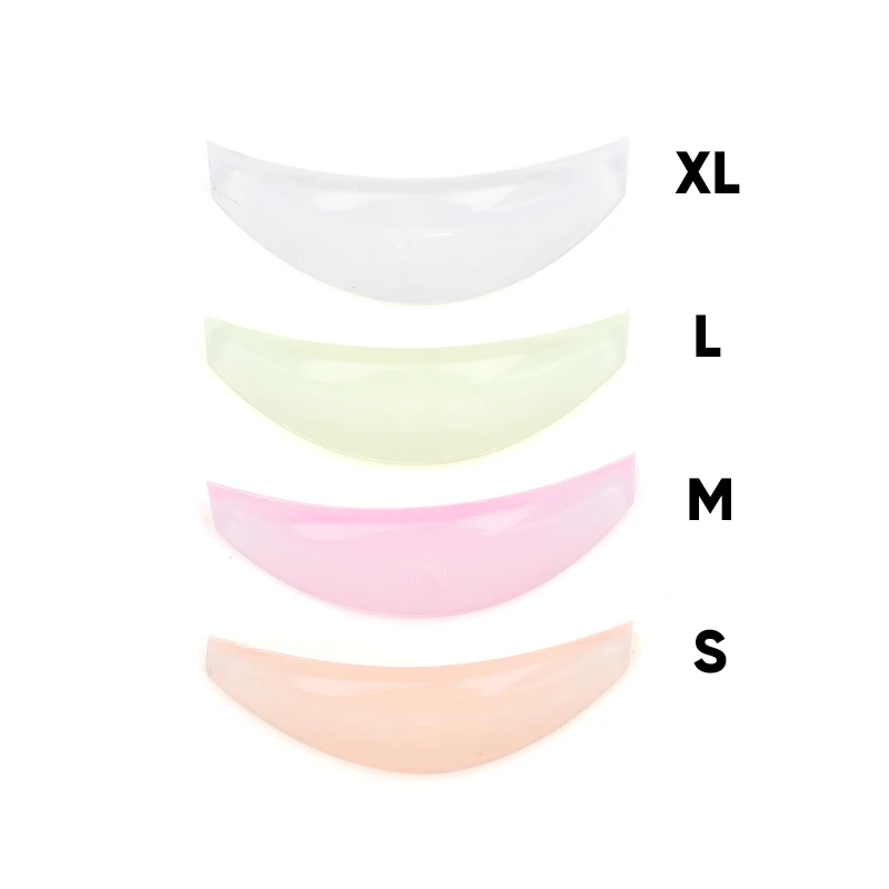 Silicone Eyelash Perm Pad Lifting Lashes Rods Shield Recycling 3D Eyelash Curler Accessories Applicator Makeup Tools 4 Pairs