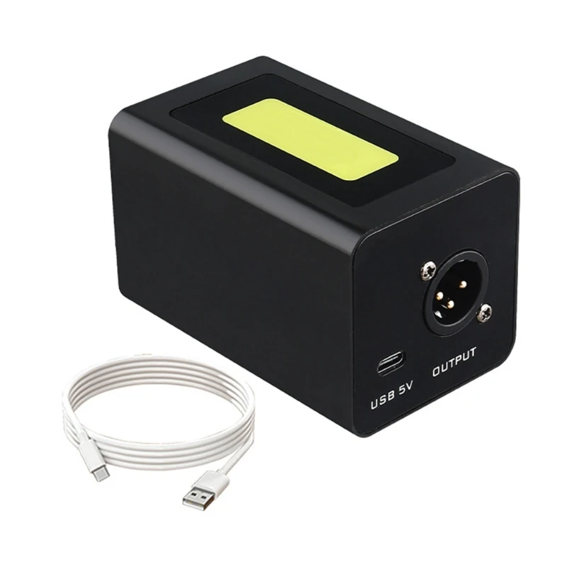 

Y1UB Source 48V Фантомные источники питания Стабильная передача сигнала, низкий уровень шума, подходит для записи музыки