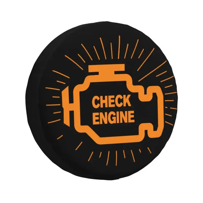 

Mechanic Car Driver Check Engine Light Spare Tire Cover for Toyota RAV4 Prado Jeep RV SUV Trailer Car Wheel Protector Covers