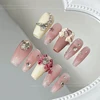 Silicone Nail Carving Mold 3D Bow Tie Mould Stamping Plate Nails Stencils DIY UV Gel Japanese Manicure Tools 2