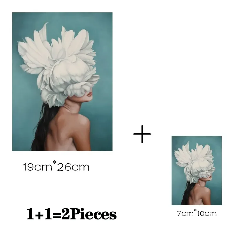 2 teile/los Frauen T-Shirt Schönheit Eisen auf thermo klebenden Patch für Kleidung schmelz baren Wärme kleber Thermo transfer Aufkleber Bügeln – Detail 6