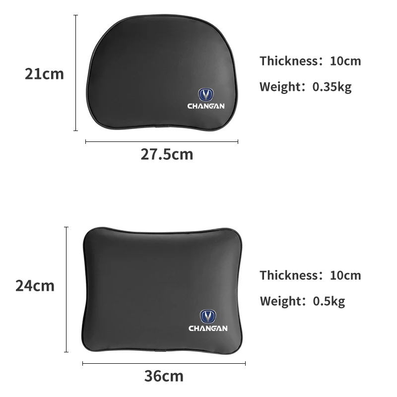카시트 목 베개 메모리 코튼 요추 지지대, Changan CS75 CS35 Plus CS15 CS95 RAETON CX70 CS55 EADO CX20 Alsvin CS15EV