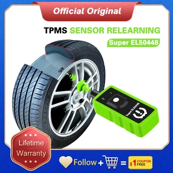 Strumento di riapprendimento del sensore del Monitor della pressione dei pneumatici dell'auto strumento di attivazione TPMS Super EL-50448 per Ford Buick GMC Chevy Opel Vehicle