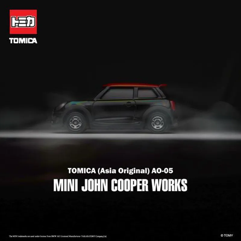 

Takara Tomy Tomica Asia Original AO-05 Mini John Cooper Works 1/67 имитация автомобиля из сплава литая металлическая модель автомобиля