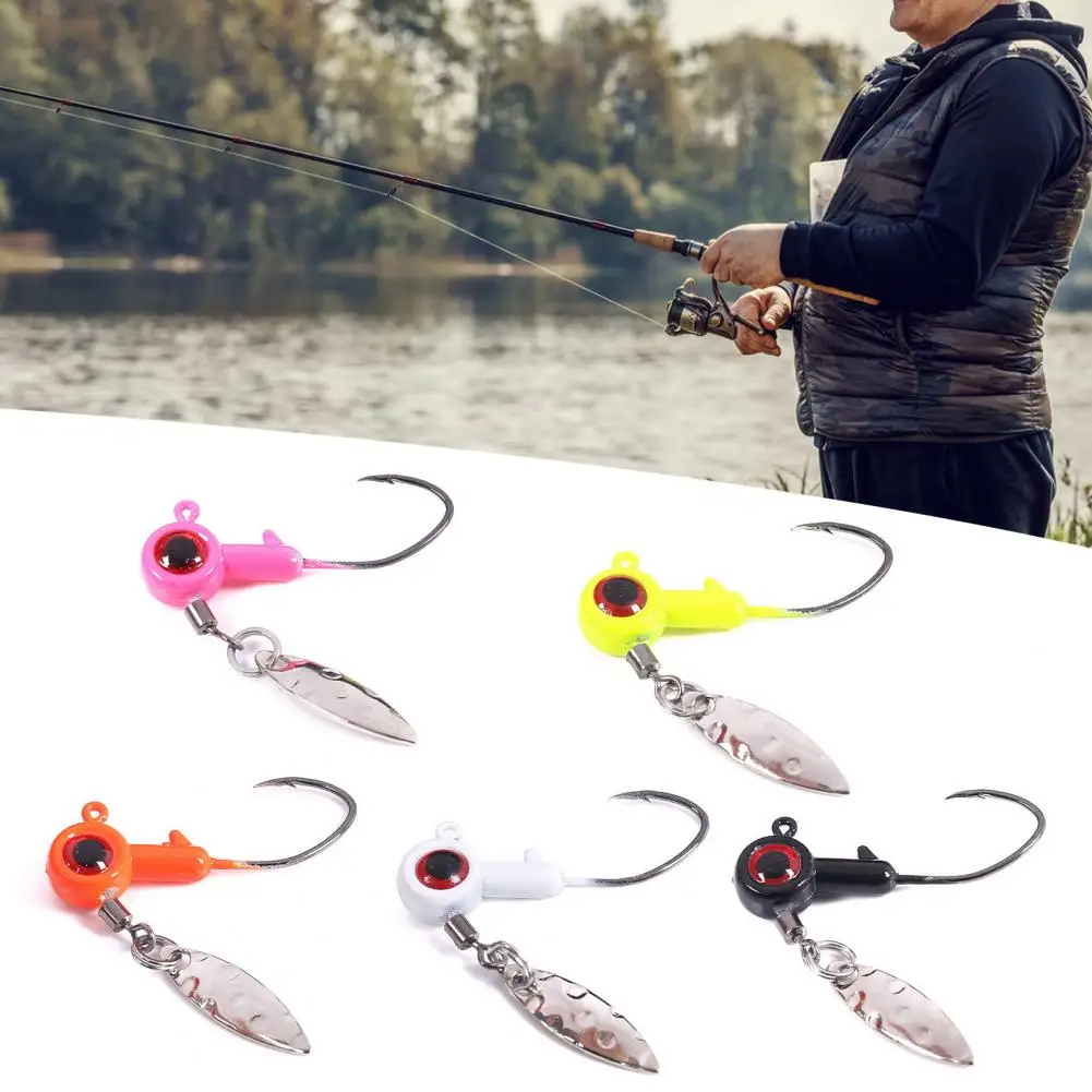 

Крючок для рыболовной приманки, 5 шт., металлический рыболовный крючок для джиггинга с блесной, с 3d зазубринами, уличные рыболовные аксессуары для ловли рыбы