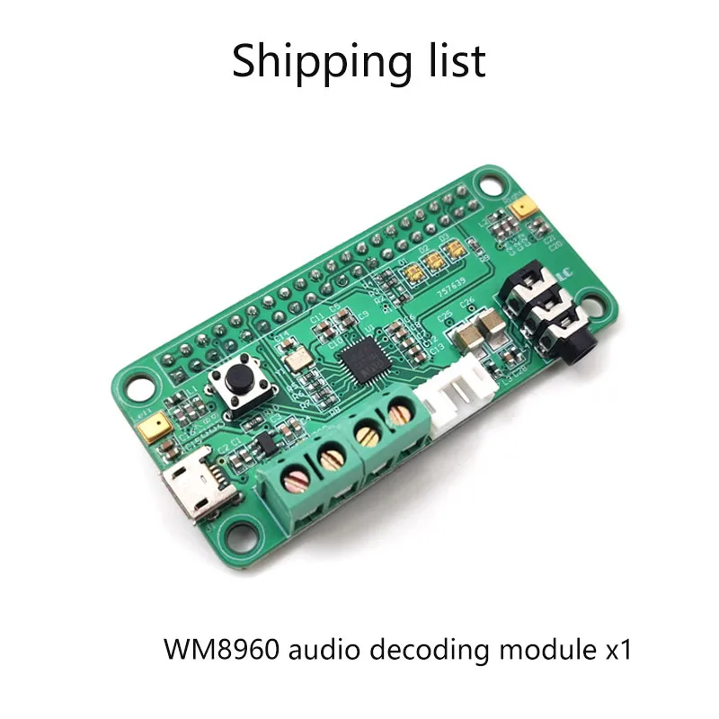 Raspberry pi Módulo de Decodificação de Áudio Reconhecimento de Fala Inteligente Microfones Duplos Smart Speaker Faça Você Mesmo Wm8960 - Image 6