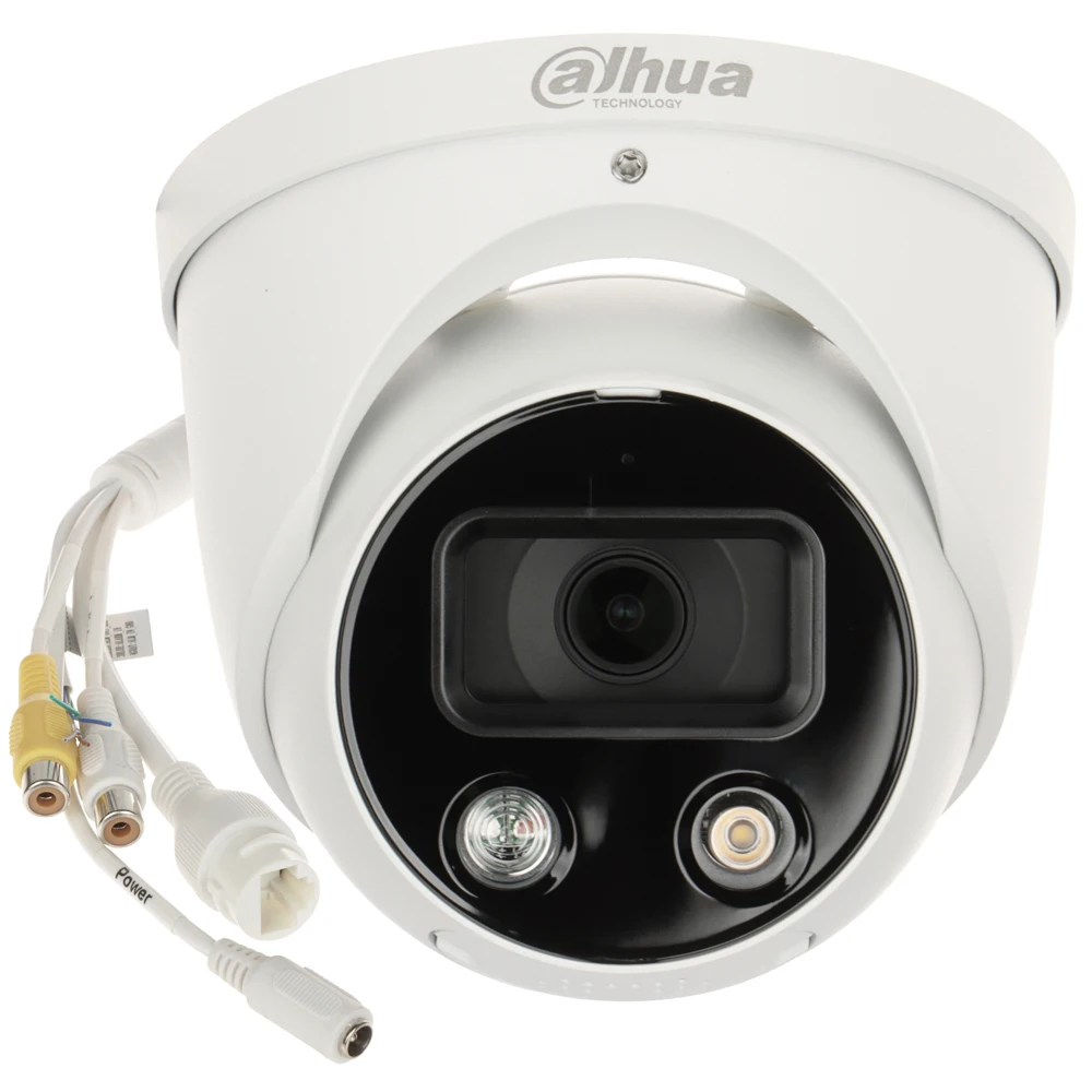 Original Dahua Mutil Language IPC-HDW3449H-AS-PV 4MP Full-color Active Deterrence Fixed-focal Eyeball WizSense Network Camera