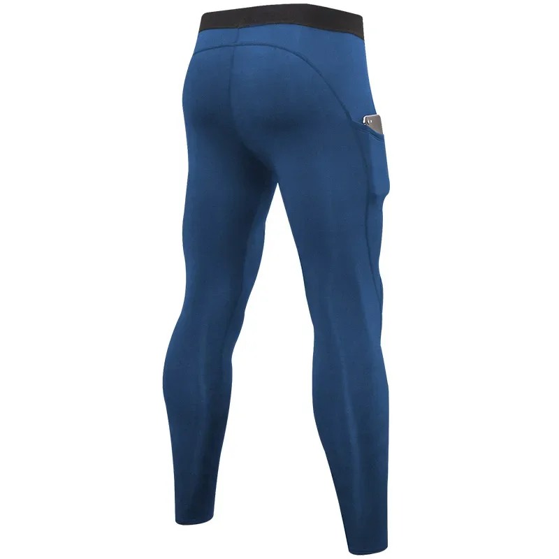 Men's Autumn and Winter Warm Running Tight Leggings Sports Gym Fitness Jogging Pants Fast Dry Running Compression leggings