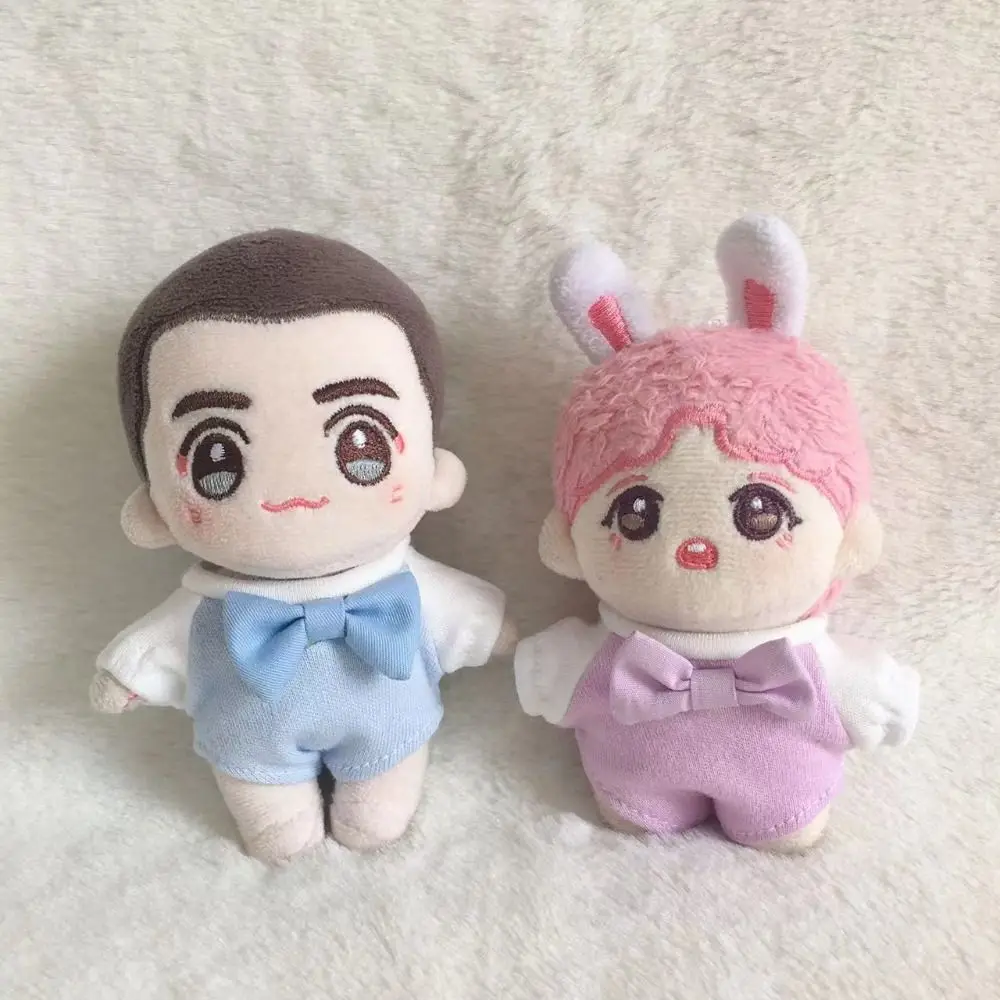 

Милая хлопковая искусственная хлопковая кукла с украшением в виде банта, одежда для купальника, аксессуары, 10 см, хлопковая кукла