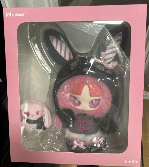 Stokta Orijinal Inn Bunny Love 520 Sevgililer Günü Özel Sürümü Wolf Run Fast Sınırlı Sayıda Asılı Kartlı Sevimli Bebek Hediyesi Doğum Günü Hediyesi