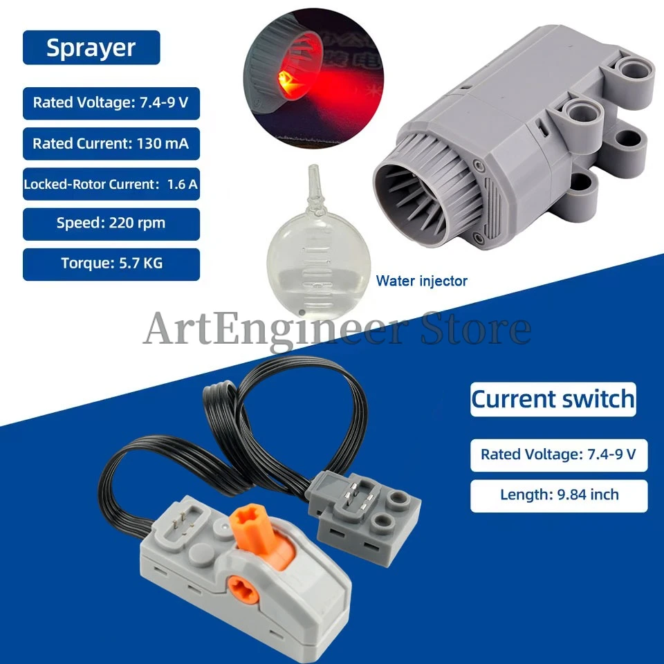Enhanced High Torque Servo Motor Set for Technical Building Block Construction