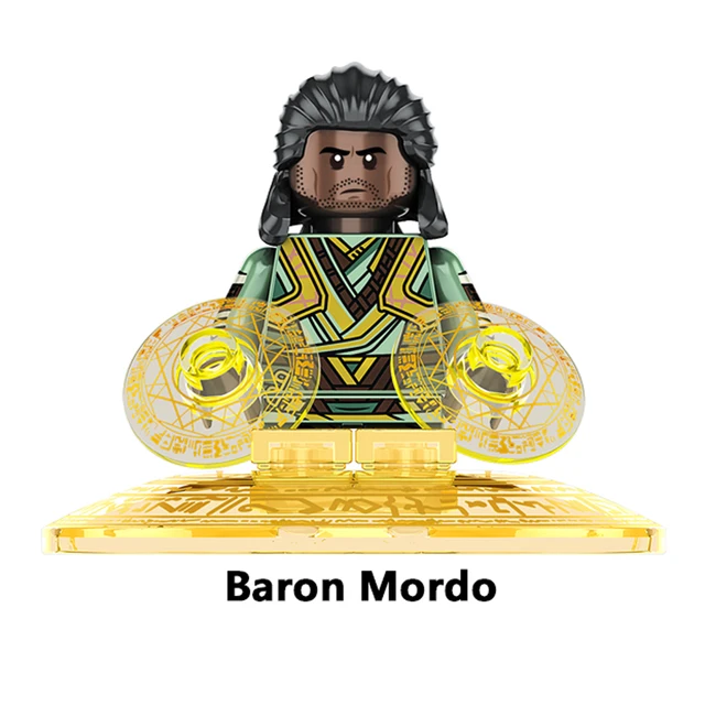 Disney Doctor Strange Scarlet Witch Moon Knight Wong Building Block Dormammu Hulk Ultron Carter Professor X Brick America Chaves O-KF1683