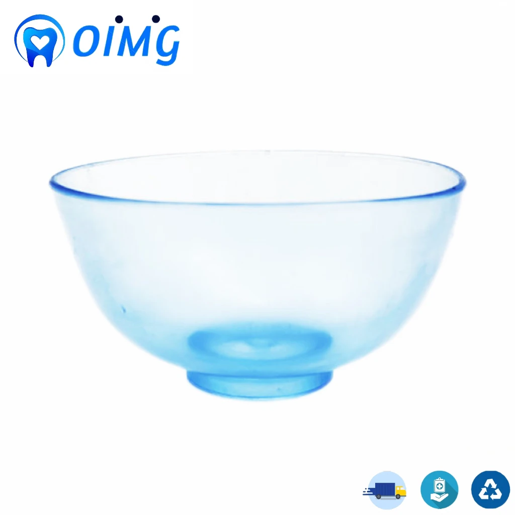 

S/M/L Dental Transparent Plastic Mixing Bowl Dentist Gypsum Mixing Container Blue Rubber Mixing Bowl Dentista