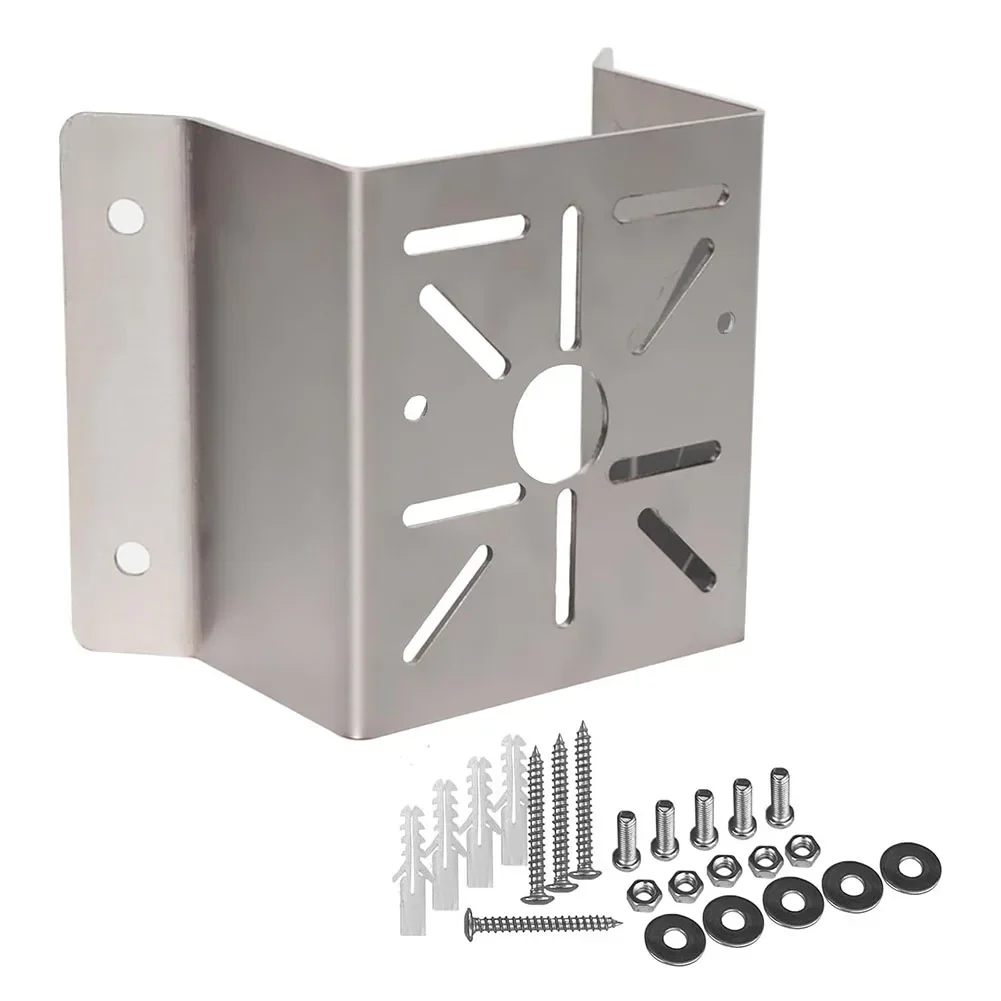 Stainless Steel Outdoor Wall Corner Mounting Fixing Bracket Kit for CCTV Lights Cameras Solar Panels LED Lamps camera holder camera holder stand security camera stand security camera bracket security wall mount bracket security camera mount camera mounting base camera mount panel