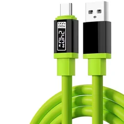 Ultra - Fast 240W Type - C to Type - C Charging Cable with LED Display (B - USB Type - c)