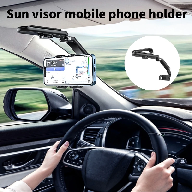 

Автомобильный держатель, новый автомобильный держатель с креплением для навигации, автомобильный козырек с фиксированным зажимом