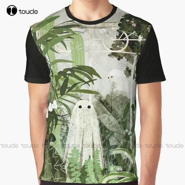 

There'S A Ghost In The Greenhouse Again Graphic T-Shirt Custom Aldult Teen Unisex Digital Printing Tee Shirts Custom Gift