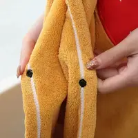 Women Wearable Bathrobe Coral Fleece Soft Hooded Beach Towel Dress Quick Dry Microfiber Thicken Swimming Cloak Bathroom Textile 6