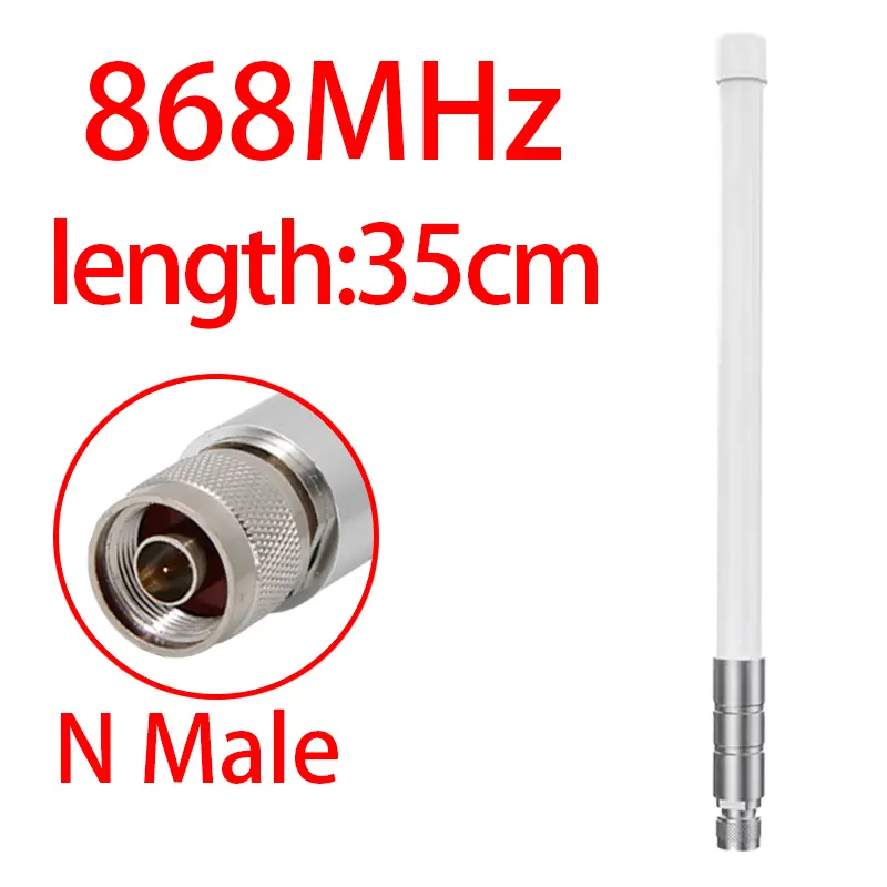 LoRa 868MHz 915MHz Antenna Meshtastic Helium Hotspot Outdoor N Male Omni Fiberglass Long-distance Receiving Antennas White image 2