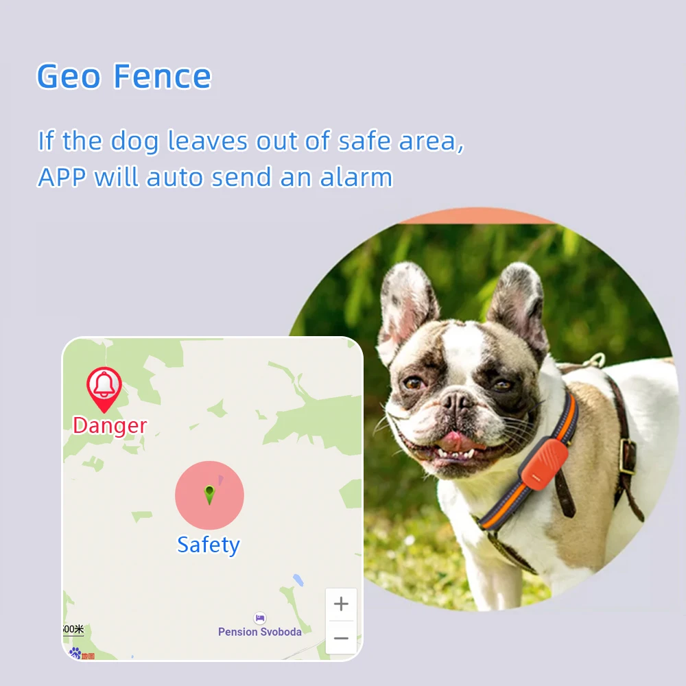 TKSTAR Collier GPS Tracker animaux chien et chat - anti perte