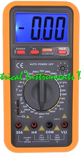 

Цифровой мультиметр SZBJ VC9801A +/VC9802A +/VC9803A +/VC9804A +/VC9805A +/VC9806A + цифровой мультиметр AC/ DC
