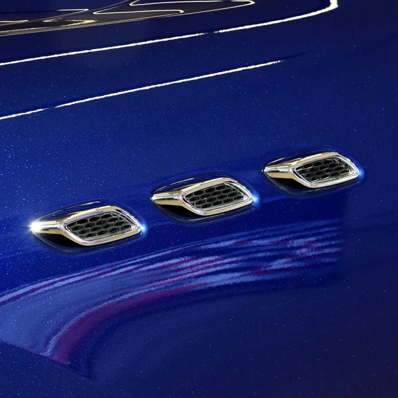 Car Grill Mesh car grill mesh grille braces 1Pcs For Maserati Ghibli Levante Quattroporte GT Car Front Side Grille