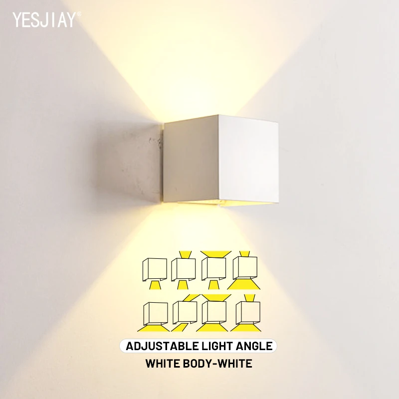 

LED Wall Lamps IP65 Waterproof Indoor Outdoor Lighting Aluminum Wall Lights for Bedroom Bedside Decoration Home LED Garden Porch