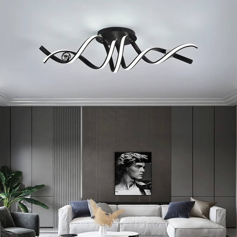 

LED ceiling light suitable for living room, dining room, bedroom, kitchen, indoor ceiling light with remote control device for e