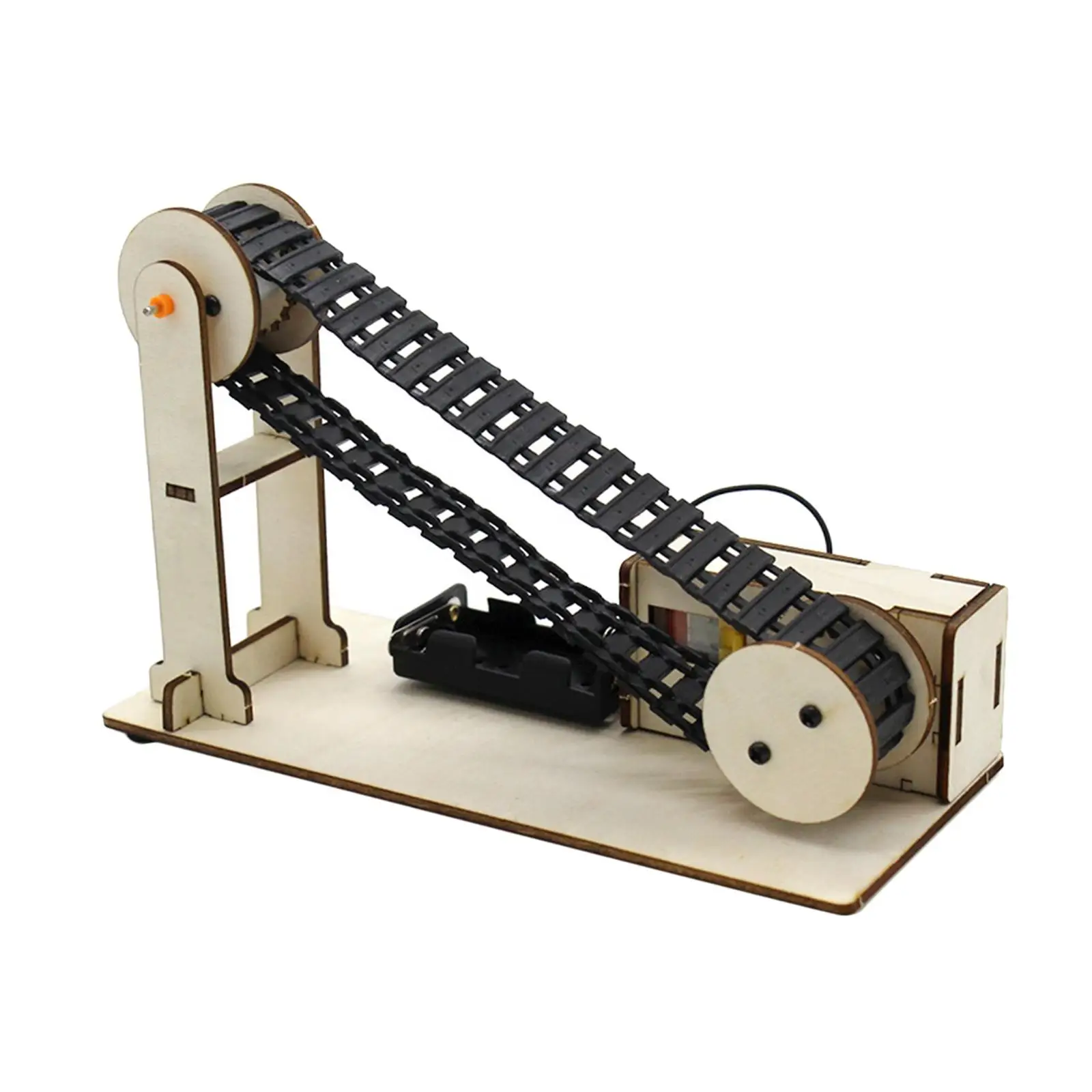 Stem Toys Science Toy Diy Experiment Set Zestawy do budowania dla dziewczynek Chłopcy Drewno Dzieci Prezent 1 Zestaw Materiały Przenośnik taśmowy