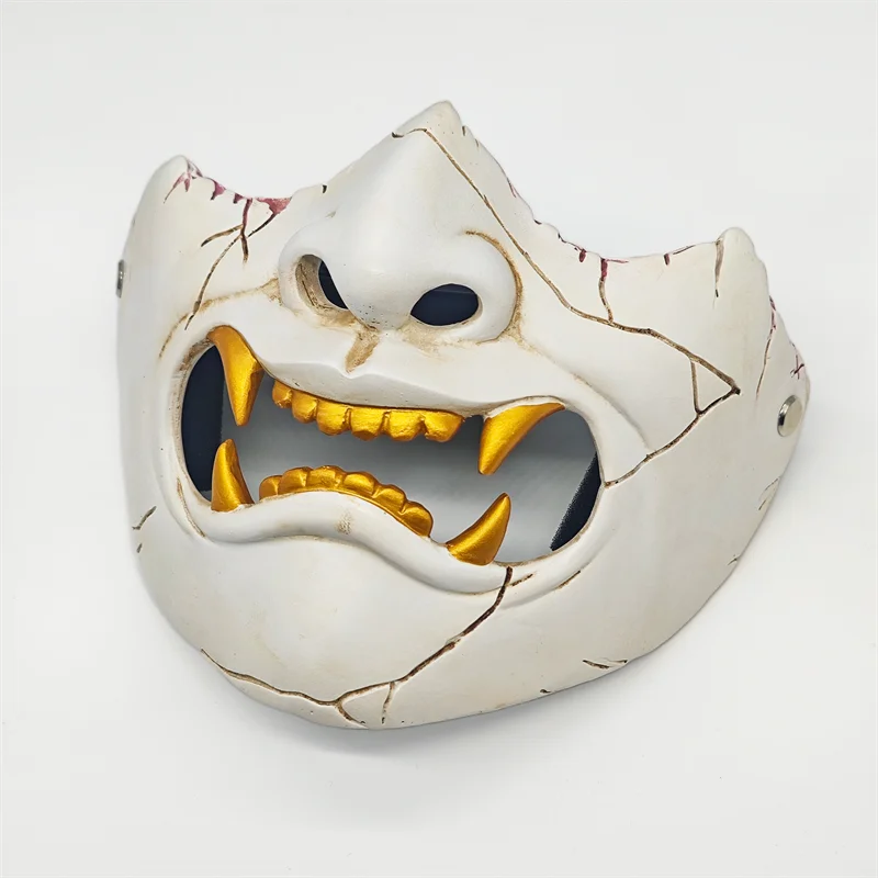 Death Stranding: Mount Yotei | White Resin Mask Cosplay Props 21 Death Stranding Beached Things Resin Mask Cosplay Props