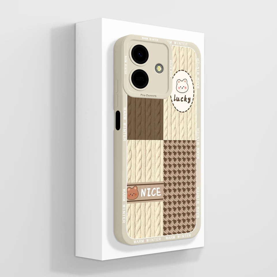 Durable Drop-Resistant Puppy Moon Design Phone Case