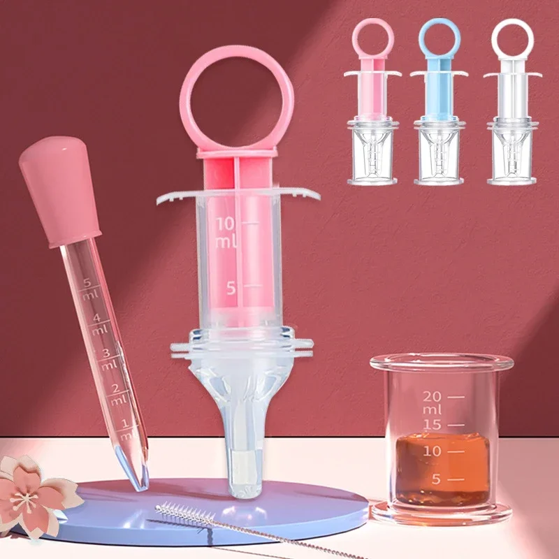 Baby Syringe Feeder Newborn Dropper Medicine Feeder Needle Squeeze Medicine Dropper Dispenser Pacifier 1pc medicine feeder