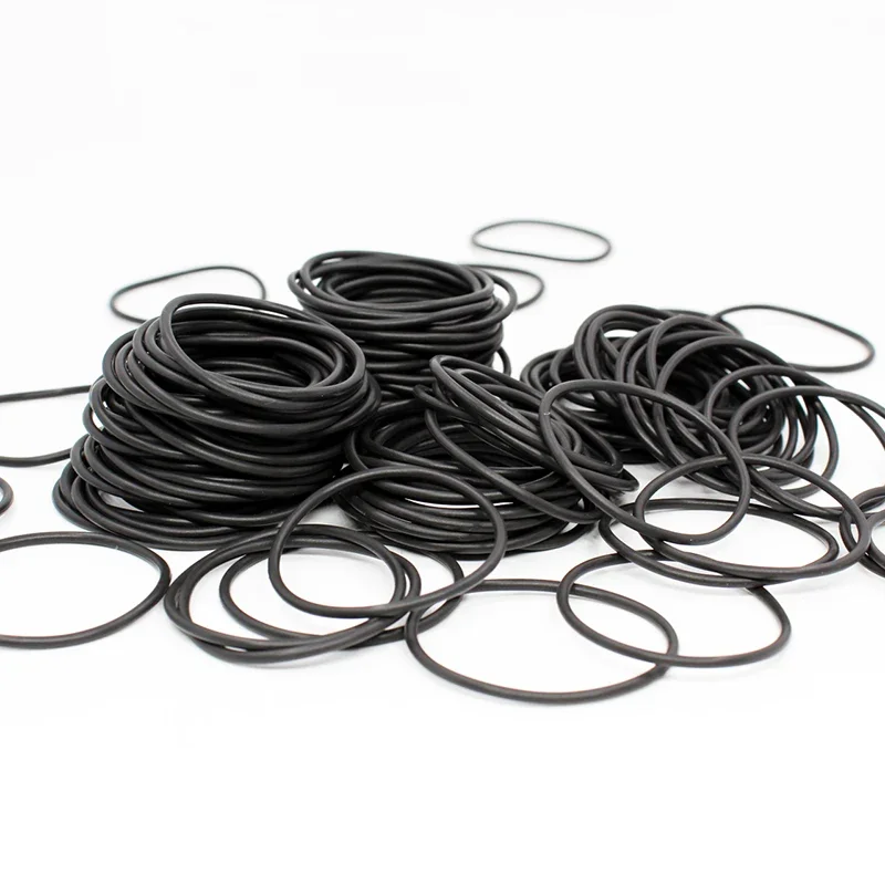 NBR Nitrile Rubber O-rings Seals Gasket Washer CS3.1/3.5/4/4.6/5/5.7mm OD51-200mm Temperature Resistant