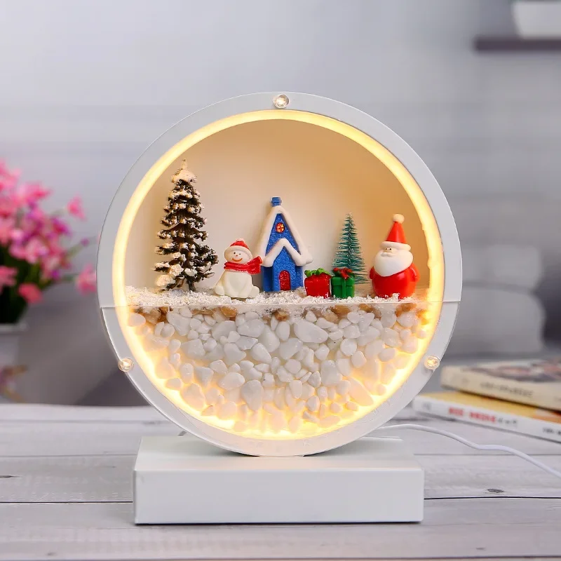 Preserved flowers table lamps desk lamp lights ornaments Valentine's Day gifts wedding birthday gift for Chrismas living room